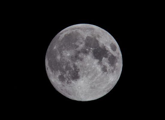 Photographie lumière de lune